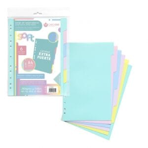 Bolsa 10 separadores A4 soft extra-fuerte