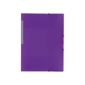 Carpeta A4 gomas y solapas Grafoplas morada