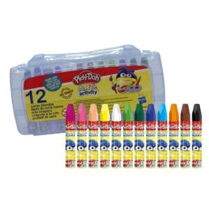 Caja de ceras blandas de colores Play-Doh art activity 12 jumbo
