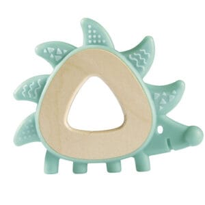 Este mordedor en forma de erizo es perfecto para aliviar el dolor del bebé durante el período de dentición.