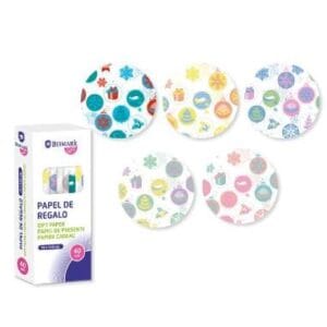 Papel de regalo navidad pastel extra largo