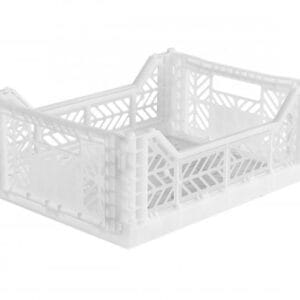 Caja Lillemor Plegable Mediana Blanca