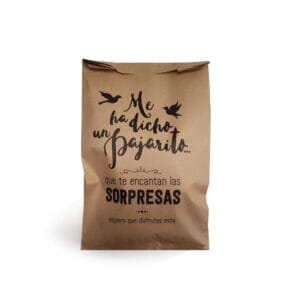 Sobre de papel sorpresa