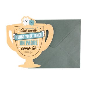 postal que suerte tengo de tener un padre como tú