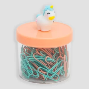 Bote de clips de papel - Unicornio 0