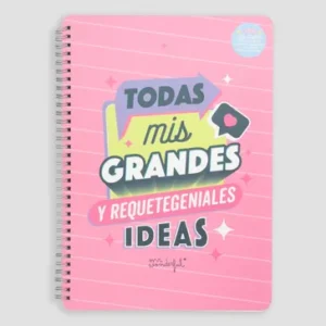 Libreta A4 - Todas mis grandes y requetegeniales ideas