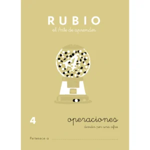Operaciones cuadernillo Rubio 4
