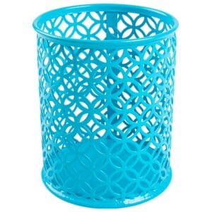Lapicero q-connect metal redondo azul