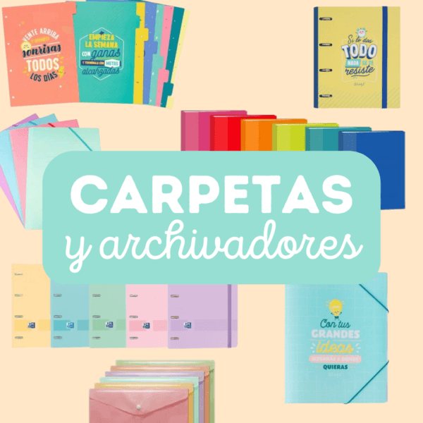 carpetas y archivadores