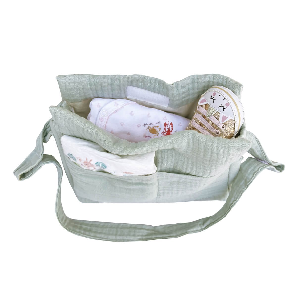 Bolso cambiador Bobble verde 2