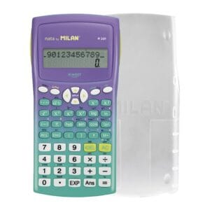 Calculadora científica M240 funciones sunset verde