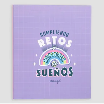 Carpeta archivadora - Cumpliendo retos y montones de sueños