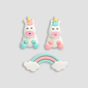 Set de gomas de borrar con formas - Unicornio