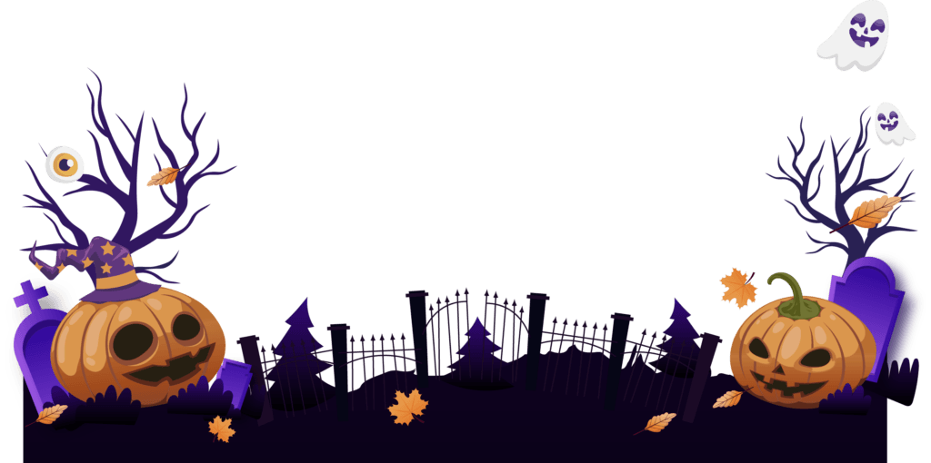 pie de pagina indya halloween