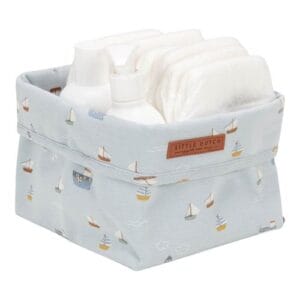 Cesta pequeña almacenaje Sailors azul