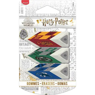 Blister 3 gomas de borrar Harry Potter