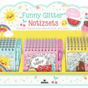 Bloc de notas brillantes. Be happy