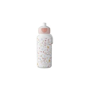 Botella campus pop-up 400 ml flores y mariposas