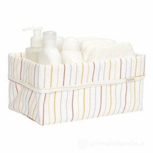 Cesta almacenamiento pequeño Vintage Sunny Stripes