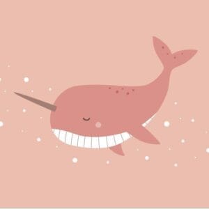 Toalla playa microfibra baby Narval