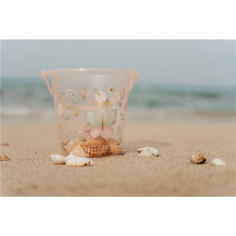 Cubo de playa Flores y Mariposas 1