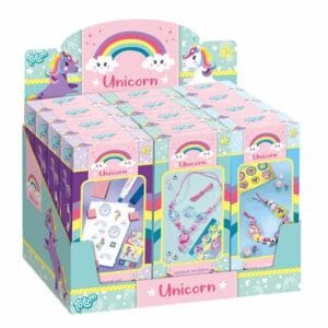 Expositor juegos crea tu diseño unicornio