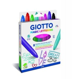 Rotulador Giotto Magic Lettering 8 Colores