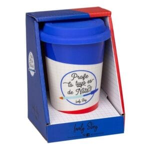 Taza con tapa Profe lo tuyo es de nota