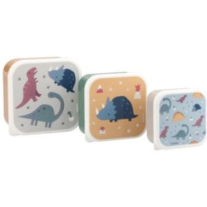 3 Cajas Almuerzo Dinos World