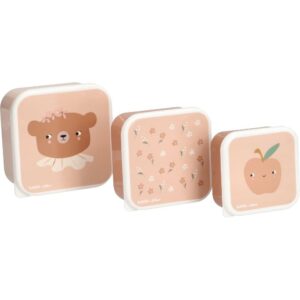 3 Cajas Almuerzo Daisy Bear
