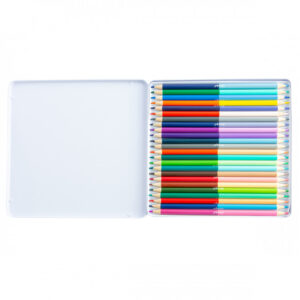 Estuche con lápices de colores - Life is full of colours