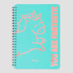 Libreta A4 Unicornio mint - You are fantastic