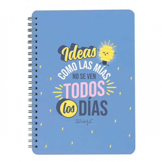 Libreta A5 - Ideas como las mías no se ven todos los días Libreta A5 - Ideas como las mías no se ven todos los días
