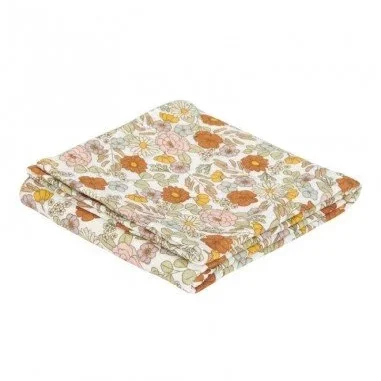 Muselina XL vintage pequeñas flores