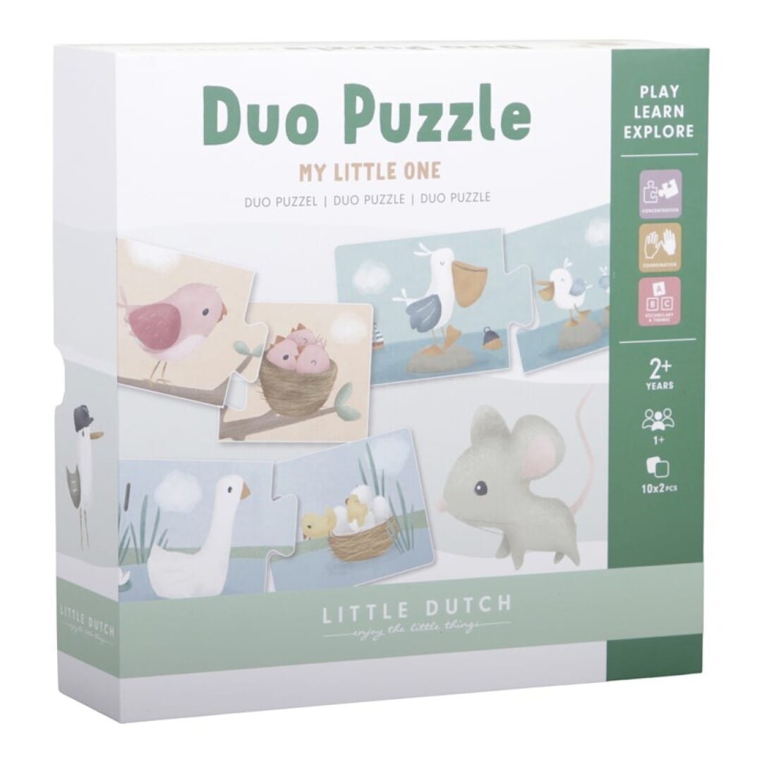 Puzzle duo flores y mariposas little dutch Puzzle duo flores y mariposas little dutch