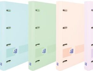 Carpebloc a5 4 anillas 25mm con recambio dots tapas polyfoam colores pastel