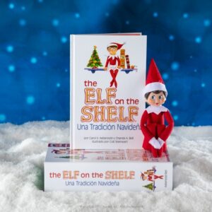 Niña Elf on the shelf. Cuento en español y elfo explorador niña