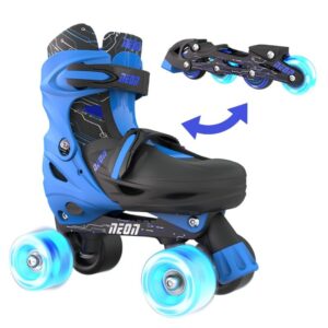 Patines Combo neon azul