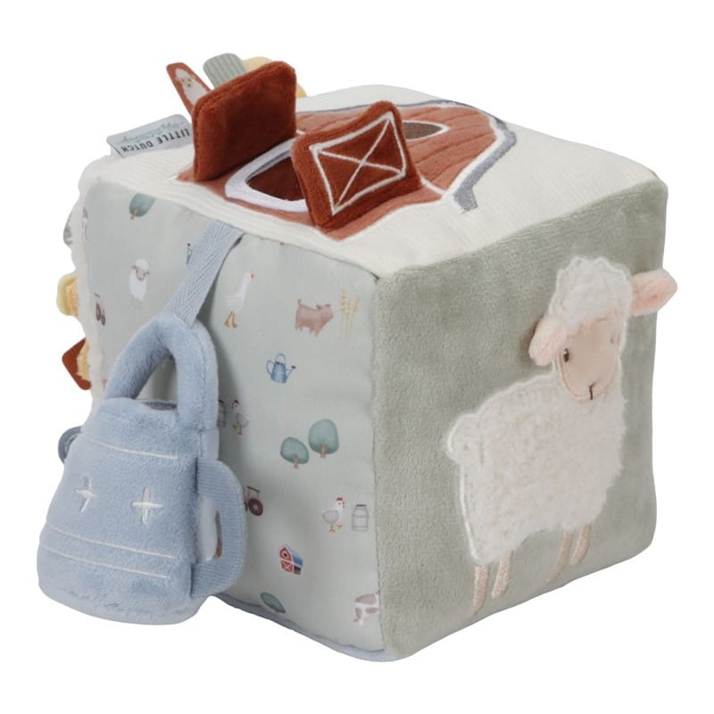 Cubo blandito de actividades pequeña granja little dutch 2 Cubo blandito de actividades pequeña granja little dutch