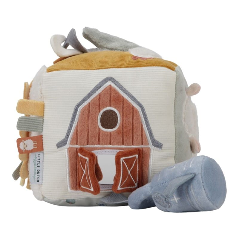Cubo blandito de actividades pequeña granja little dutch 4 Cubo blandito de actividades pequeña granja little dutch