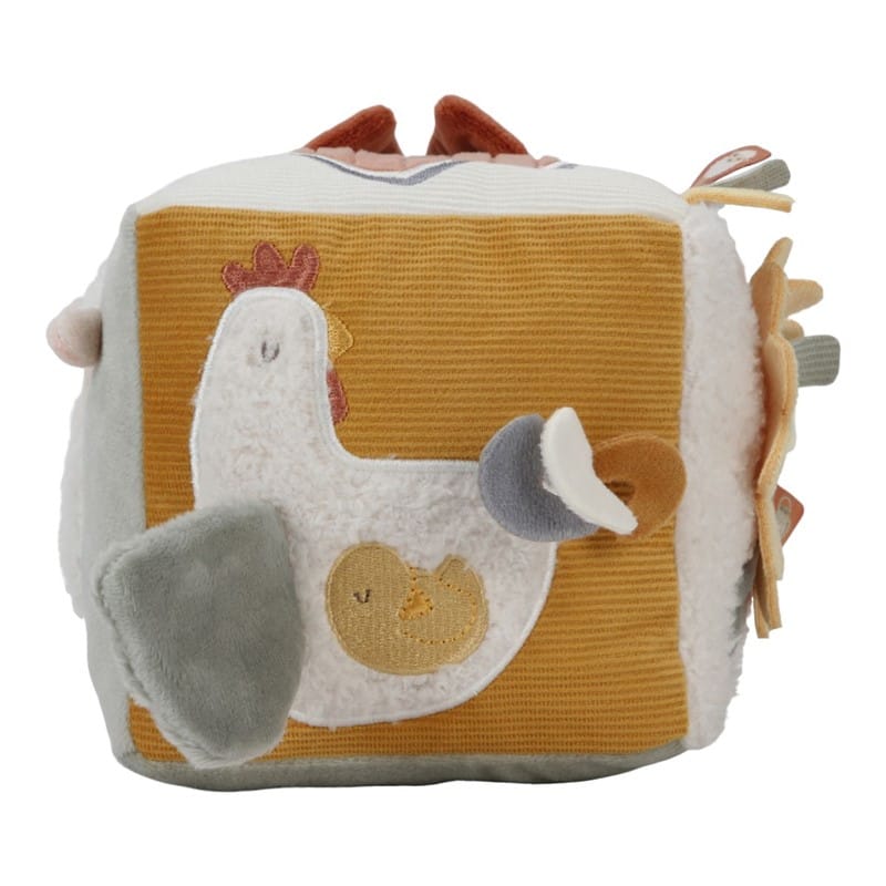 Cubo blandito de actividades pequeña granja little dutch 8 Cubo blandito de actividades pequeña granja little dutch