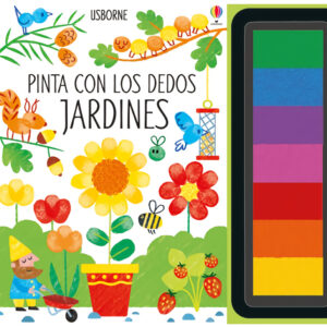Jardines. Pinta con los dedos