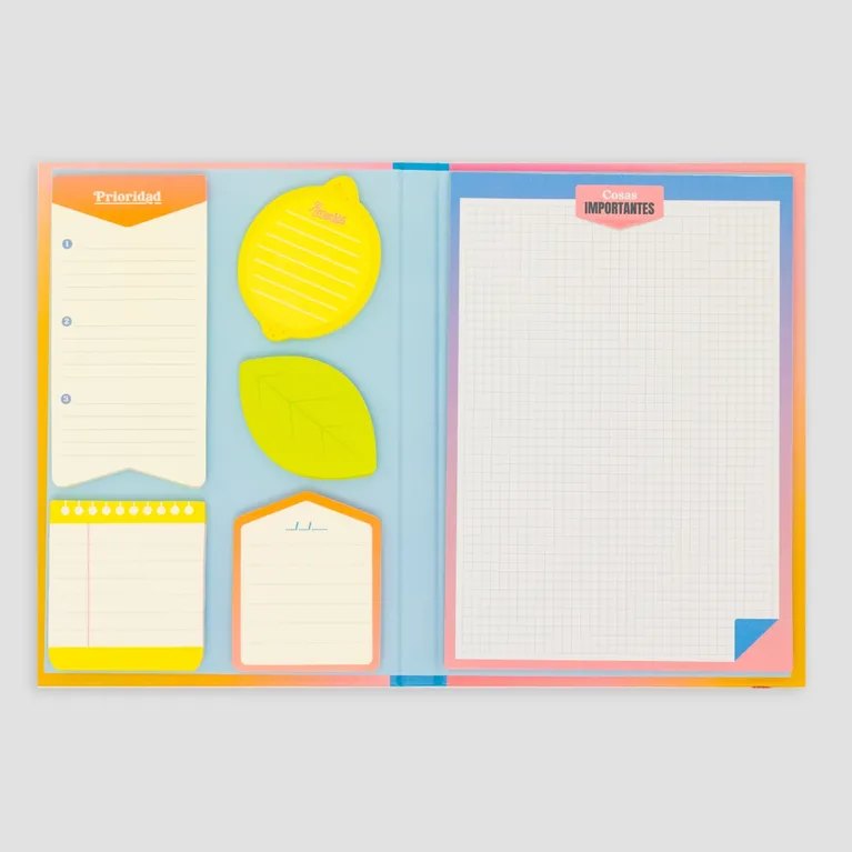 Libreta con notas adhesivas rosa - Tus planes, tus citas y todo lo que necesitas 2