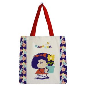 Bolsa algodon Mafalda plantita