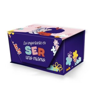 Taco de notas con caja Mafalda