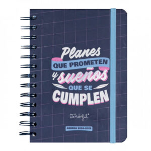 Agenda Wonder pequeña 2024-25 semanal -Planes que prometen y sueños que se cumplen