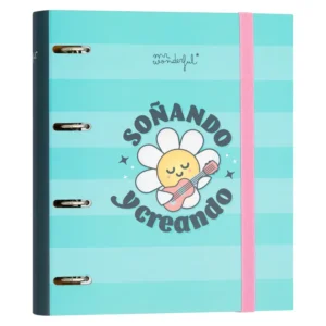 Carpeta con anillas y folios Wonder - Soñando y creando