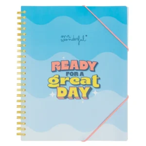 Carpeta con hojas transparentes - Ready for a great day
