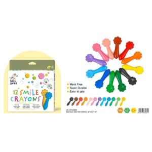 Crayones sonrisa 12 colores