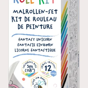 Kit de rollos para colorear - Unicornios de fantasía